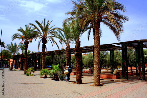 Places of Marrakech, Morocco.