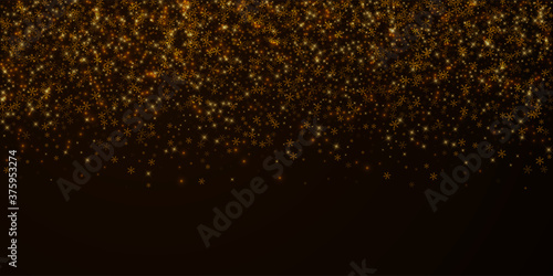 Beautiful starry snow Christmas overlay. Christmas