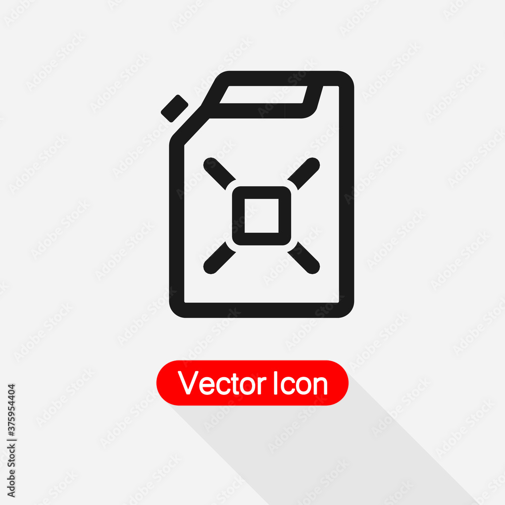 Canister icon. Container And Jerrican, Jug, Gas Symbol Vector Illustration Eps10 Canister icon. Container And Jerrican, Jug, Gas Symbol Vector Illustration Eps10
