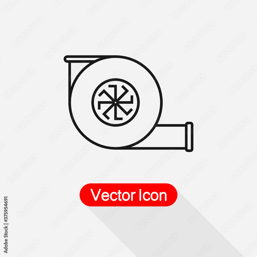 Car Turbine Icon Vector Illustration Eps10 Car Turbine Icon Vector Illustration Eps10