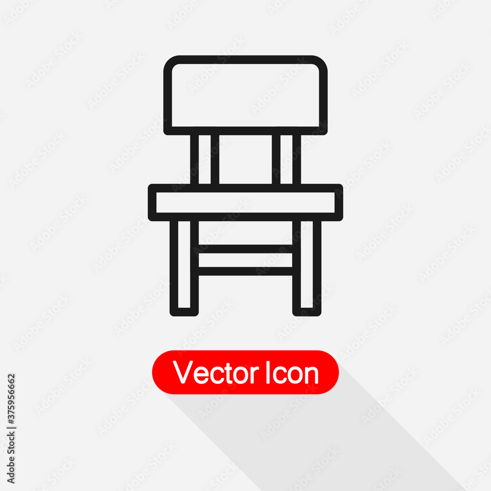 Chair Icon Vector Illustration Eps10 Chair Icon Vector Illustration Eps10