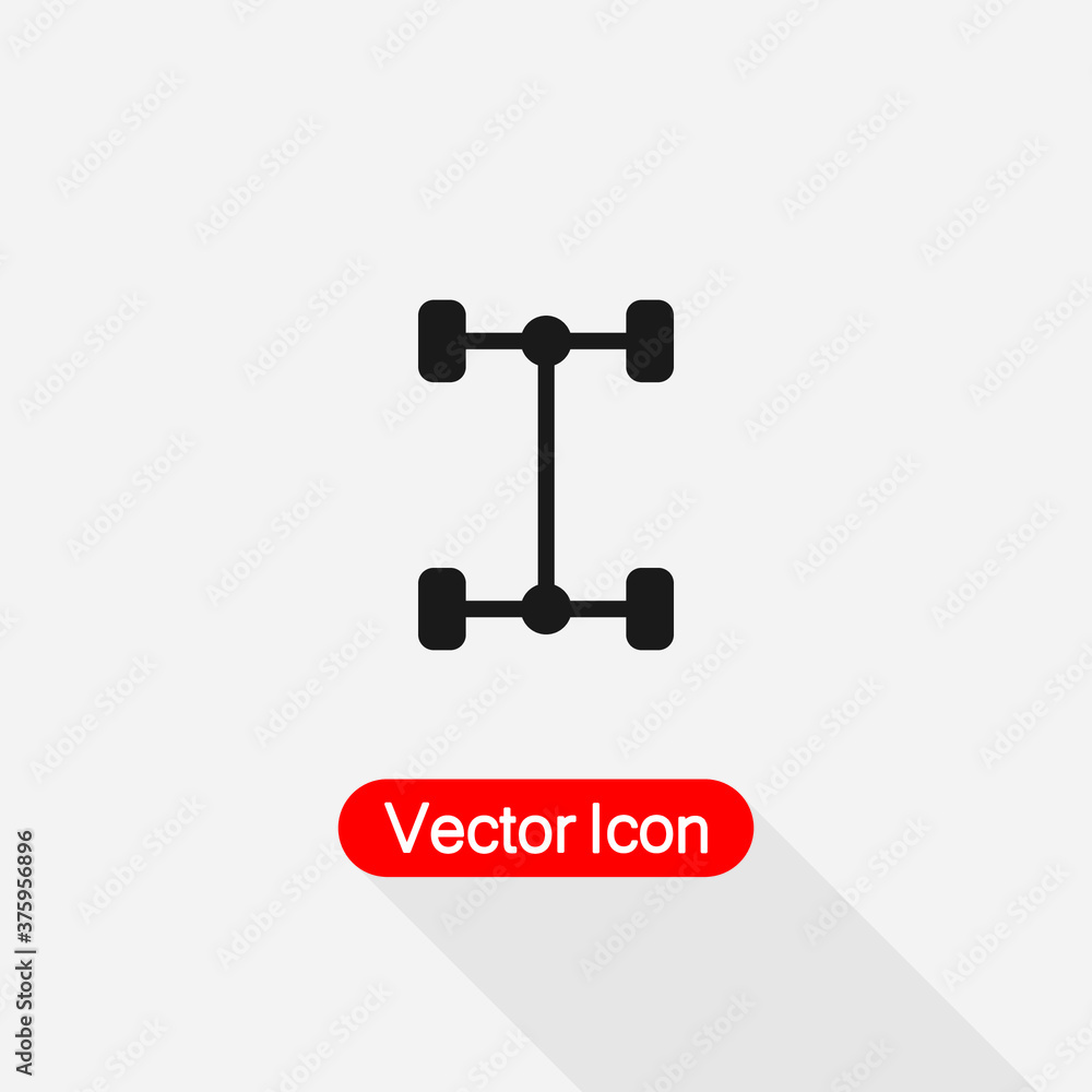 Chassis Icon Vector Illustration Eps10