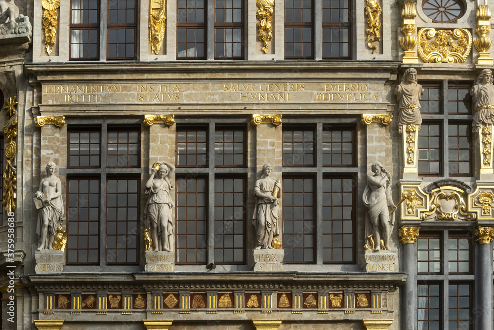 Maison de La Colline was the home of the corporation of the Four Crowns, sculptors, masons, stonemasons and slate makers in Brussels, Belgium