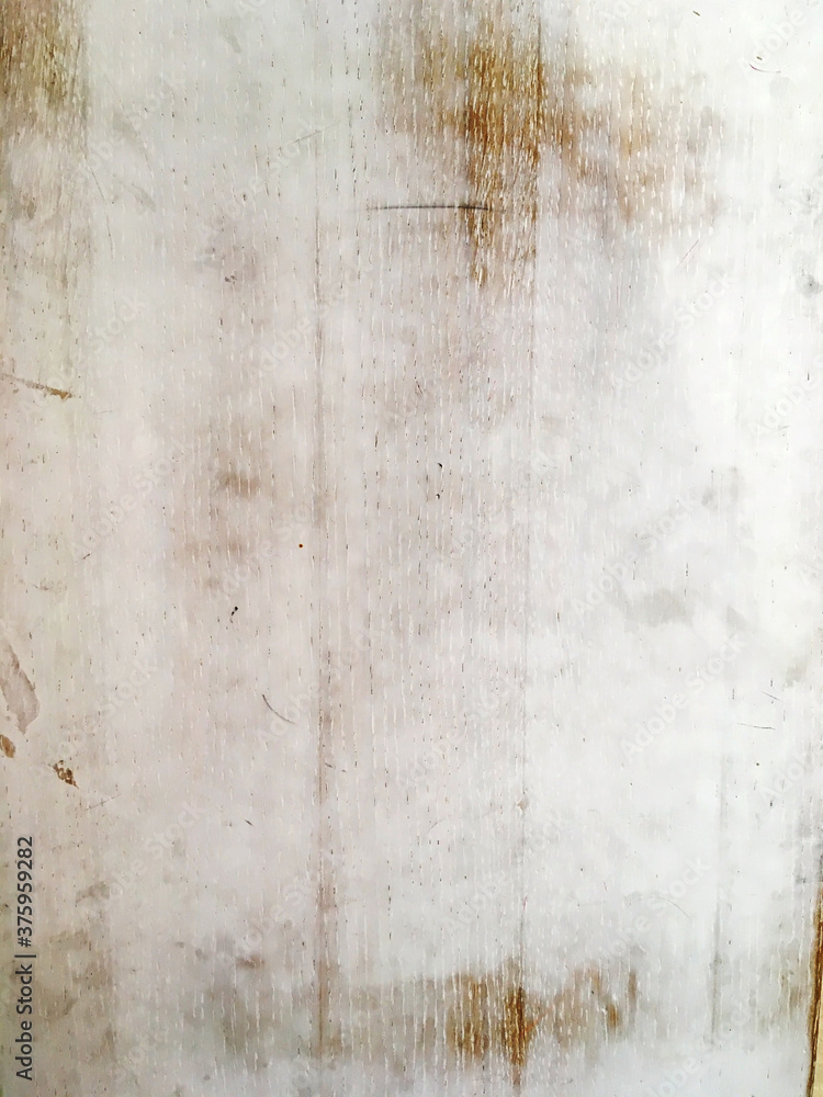 Obraz premium Suelo de madera blanco efecto decapé