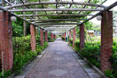 Corridor in Taipei Botanical Garden