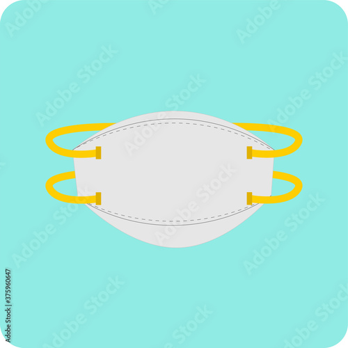 Medical masks smog dust. Danger protection or health disease cough breath protective devices allergy for hospital, Use corona virus. 