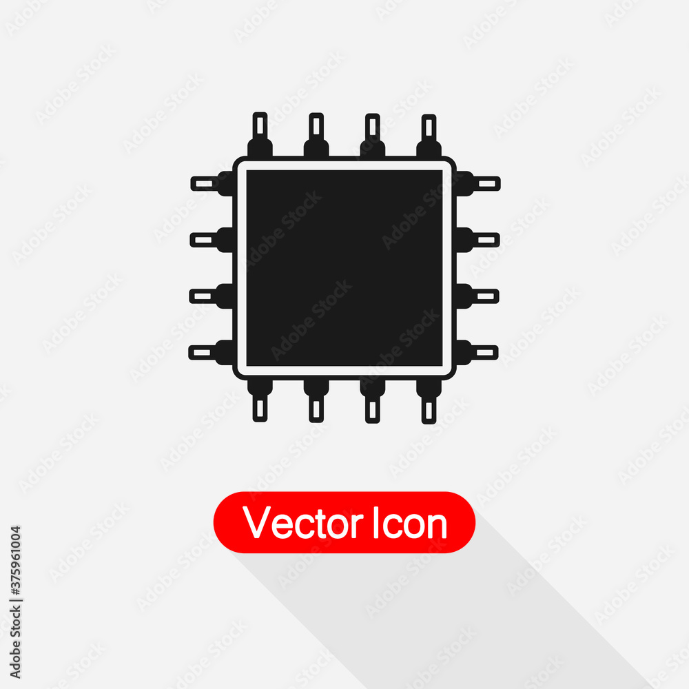 CPU Icon Vector Illustration Eps10 CPU Icon Vector Illustration Eps10