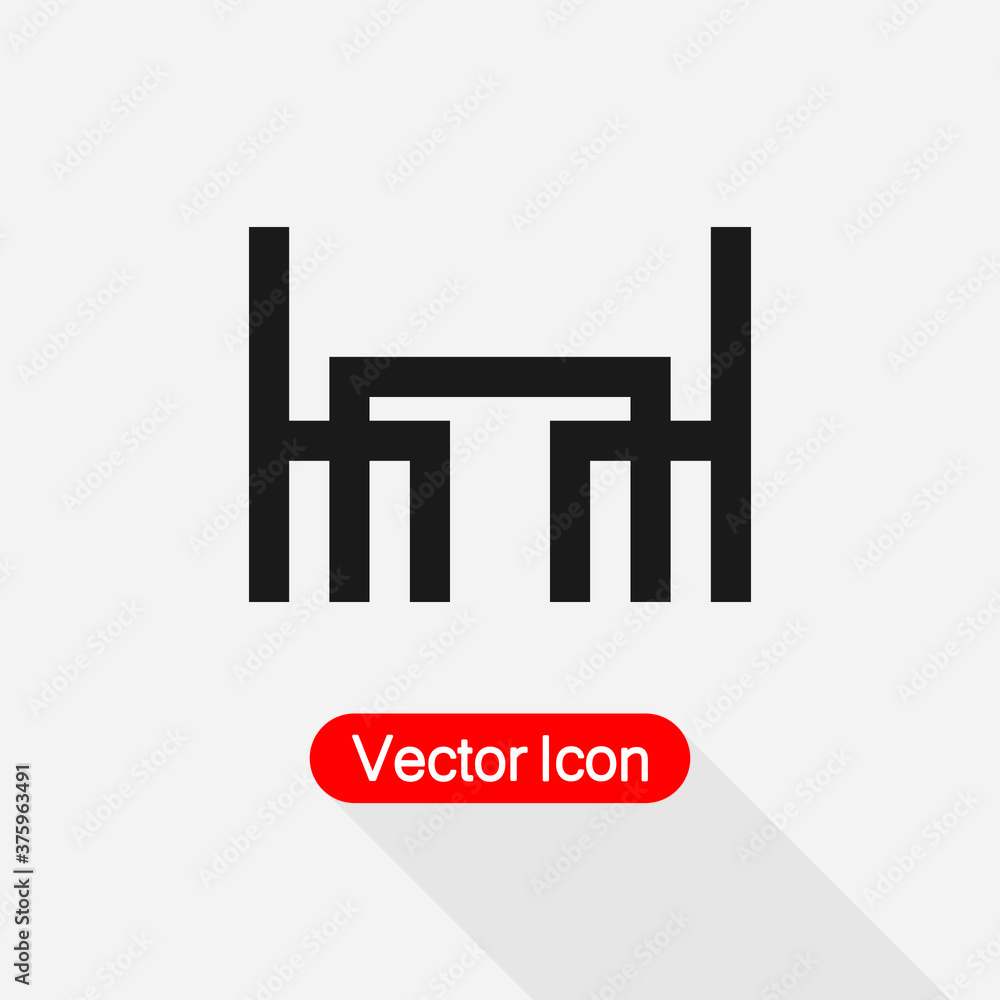 Dining Room Icon Vector Illustration Eps10