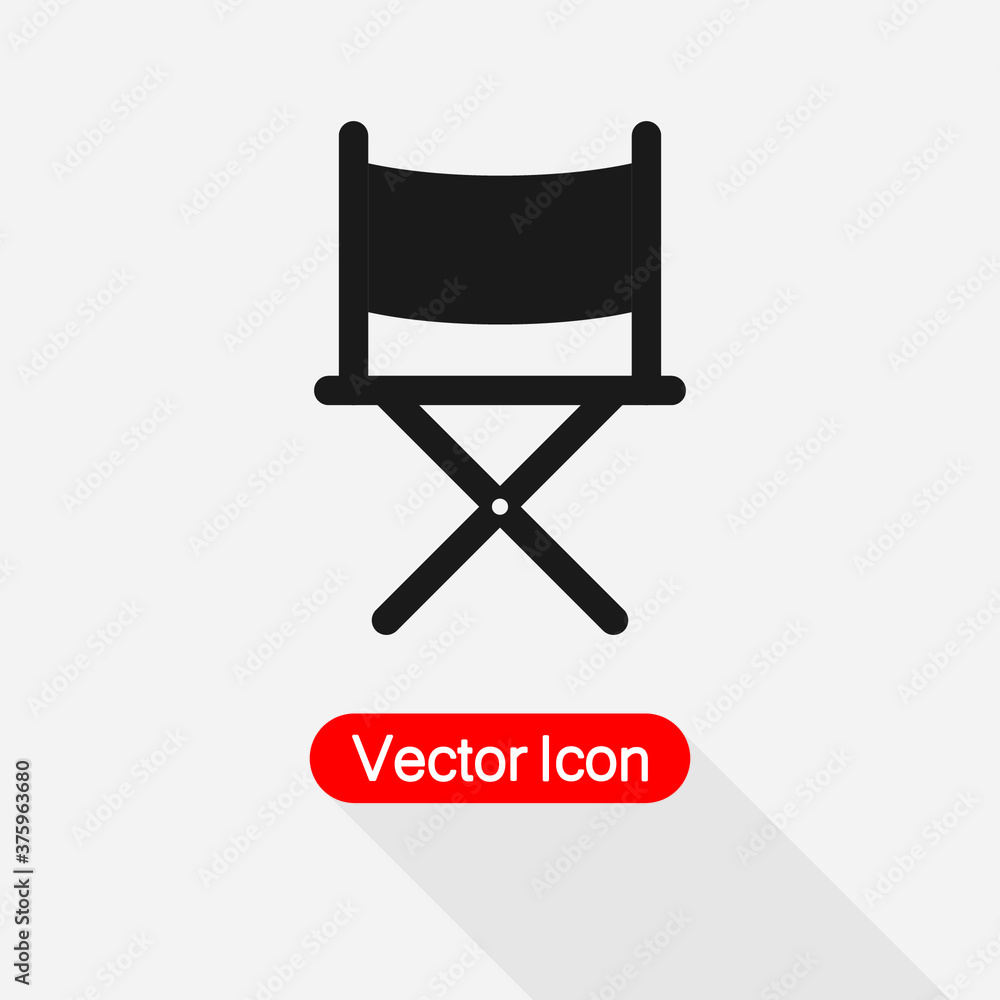 Director Chair Icon Vector Illustration Eps10 Director Chair Icon Vector Illustration Eps10