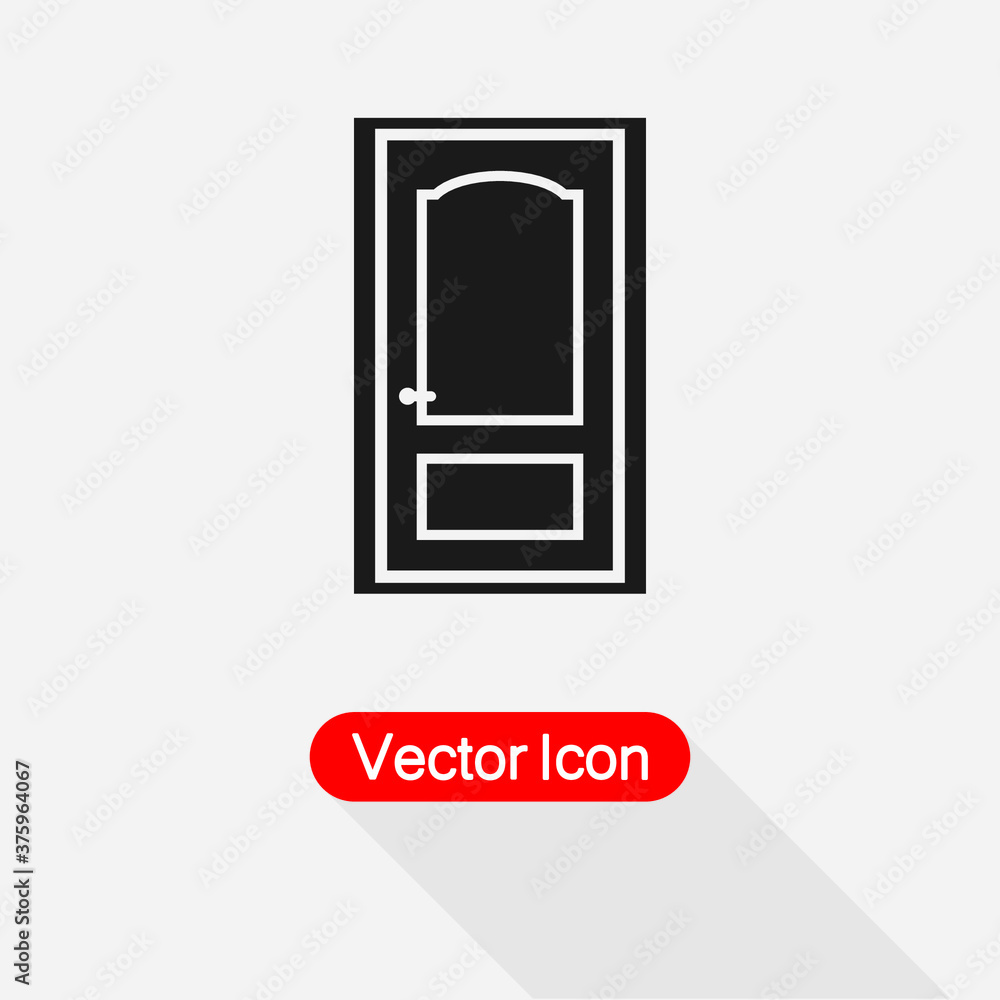 Door Icon Vector Illustration Eps10 Door Icon Vector Illustration Eps10