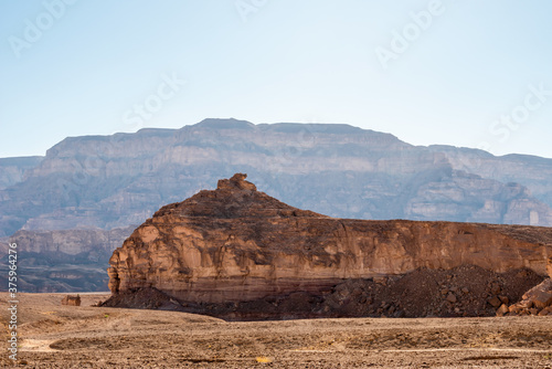 Scenic mountain view in Timna National Park, Arava Valley. Israel. photo