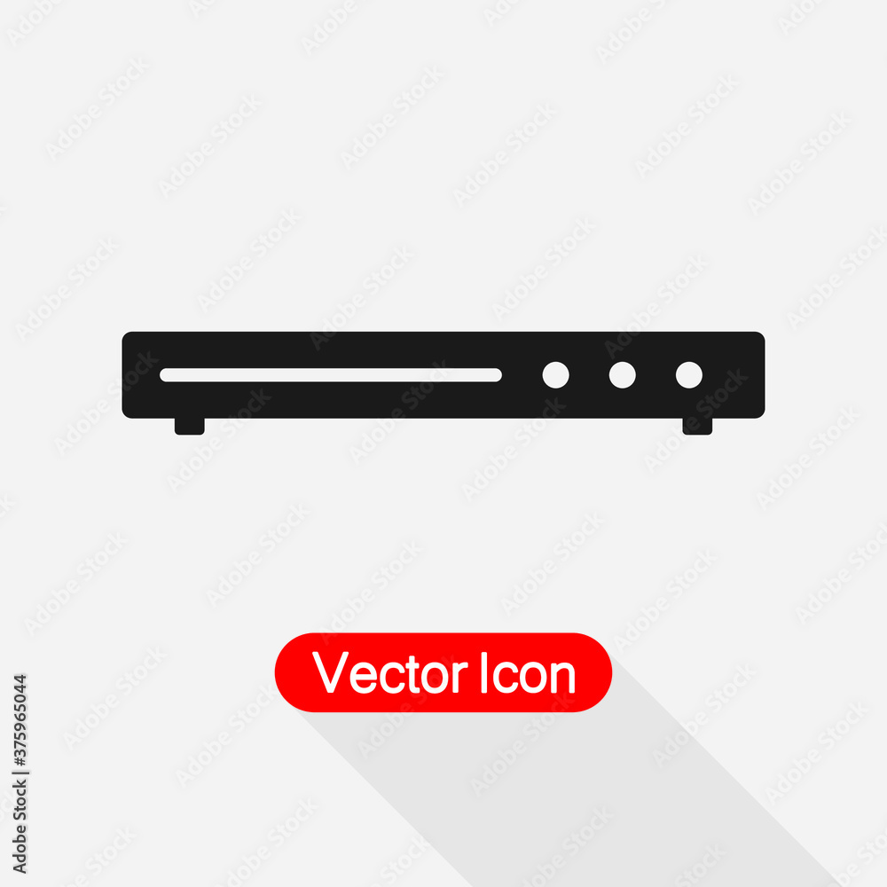 Dvd Player Icon, CD player Icon Vector Illustration Eps10 Dvd Player Icon, CD player Icon Vector Illustration Eps10