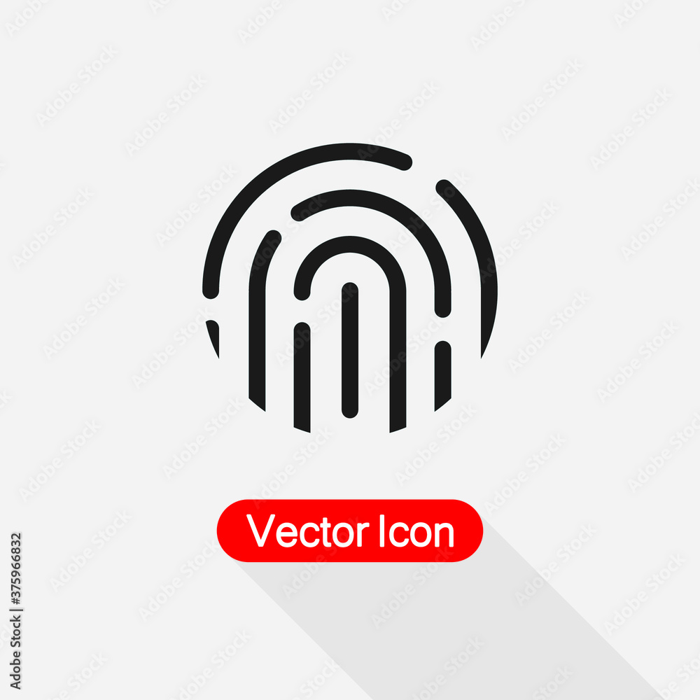 Fingerprint Icon Vector Illustration Eps10 Fingerprint Icon Vector Illustration Eps10