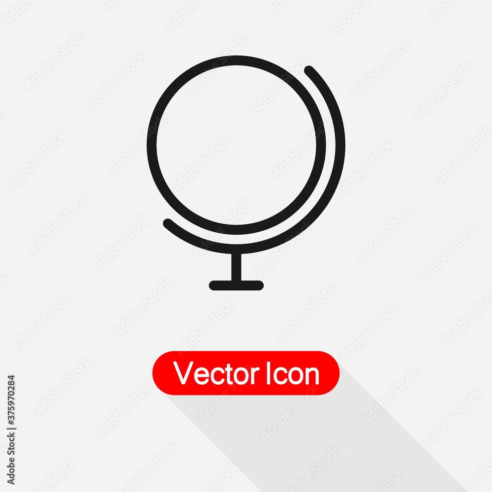 Globe Icon, Education Sign Vector Illustration Eps10 Globe Icon, Education Sign Vector Illustration Eps10