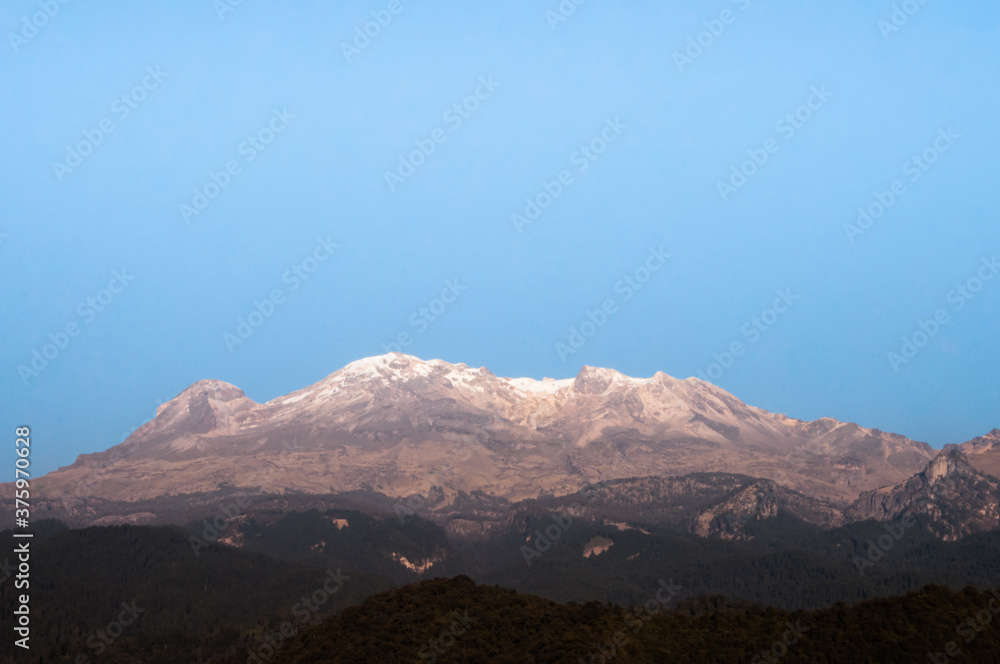 The Sleepy Woman is a dormant volcanic mountain, also known as Iztaccíhuatl 