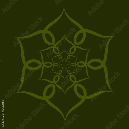 Vector background with mosque dome pattern with Islamic nuances