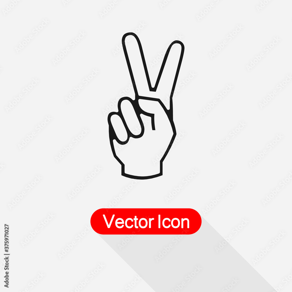 Hand Icon,Peace Icon Vector Illustration Eps10 Hand Icon,Peace Icon Vector Illustration Eps10