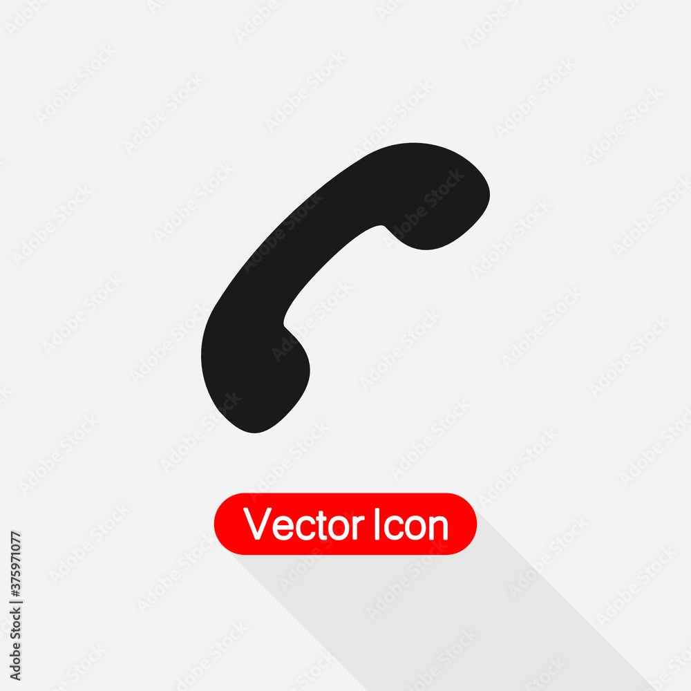 HandSet, Phone Icon Vector Illustration Eps10 HandSet, Phone Icon Vector Illustration Eps10