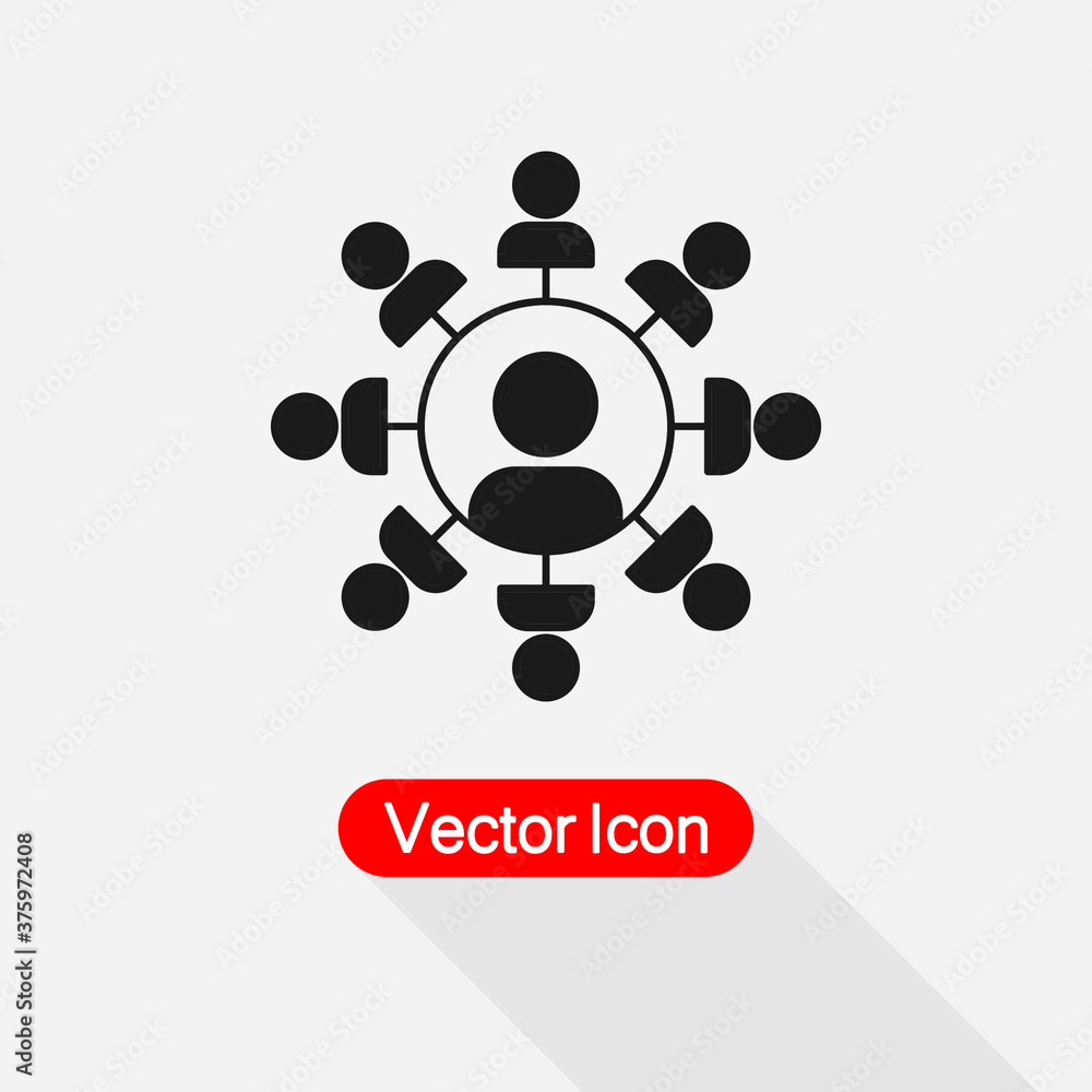 HR Management Icon Vector Illustration Eps10 HR Management Icon Vector Illustration Eps10