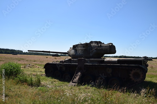 Panzer auf dem Panzerfeld bei Wahn