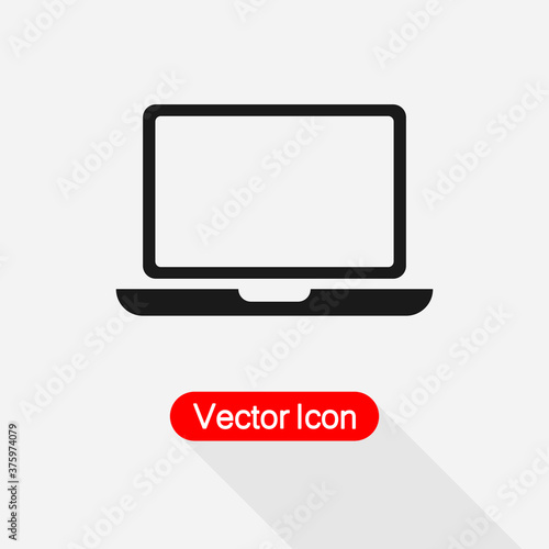 Lap Top Icon, Computer Icon Vector Illustration Eps10