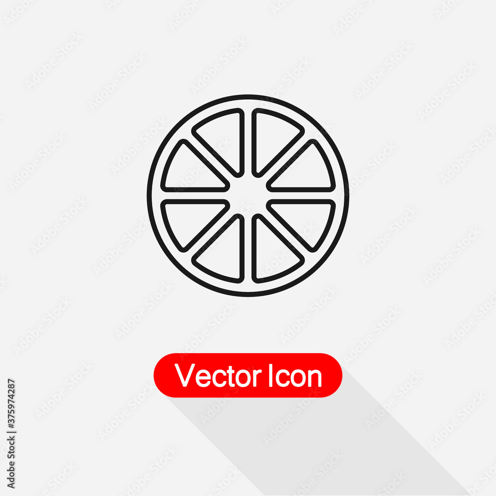 Lemon Icon Vector Illustration Eps10
