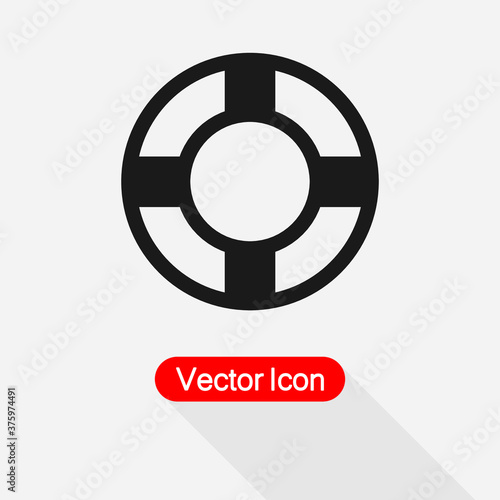 Life Guard Icon Vector Illustration Eps10