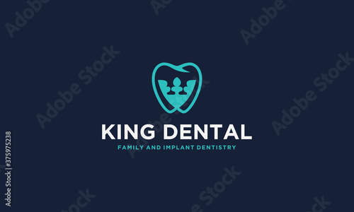 King Dental Vector Logo Design Inspirations