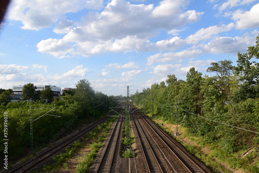 Bahngelände um den Bahnhof Berlin Südkreuz