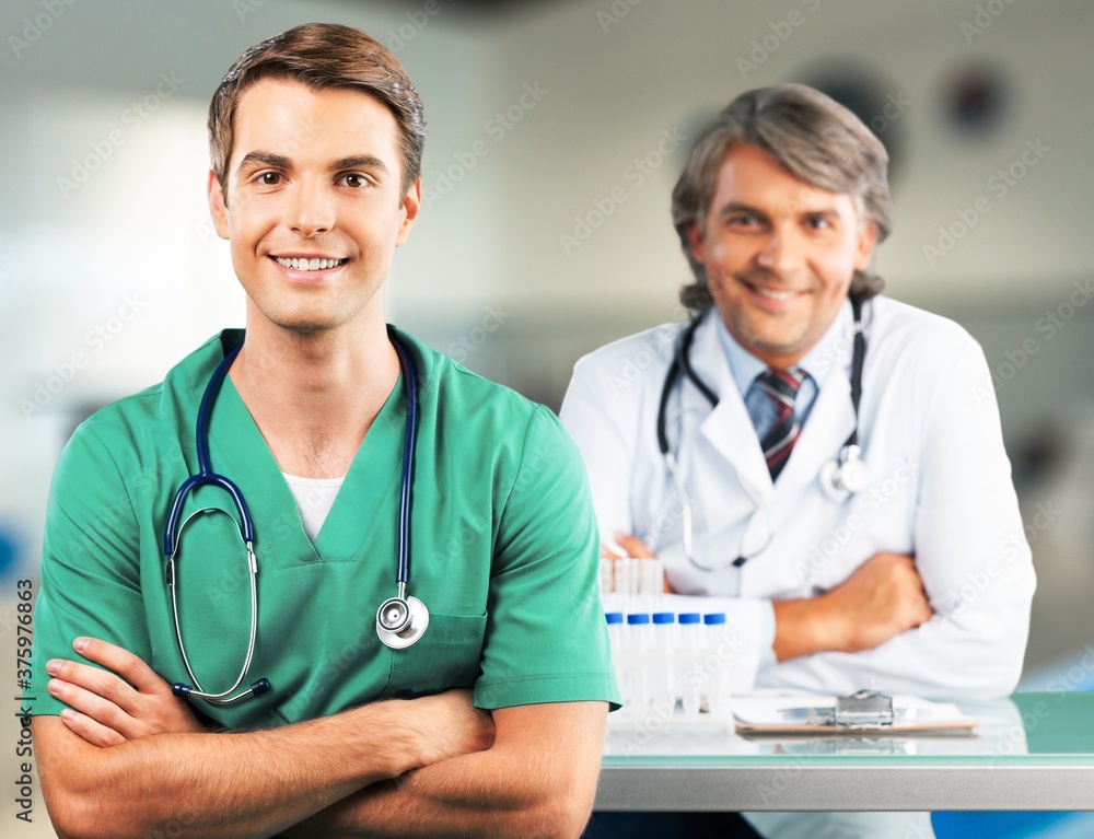 Fototapeta premium Adult headshot.