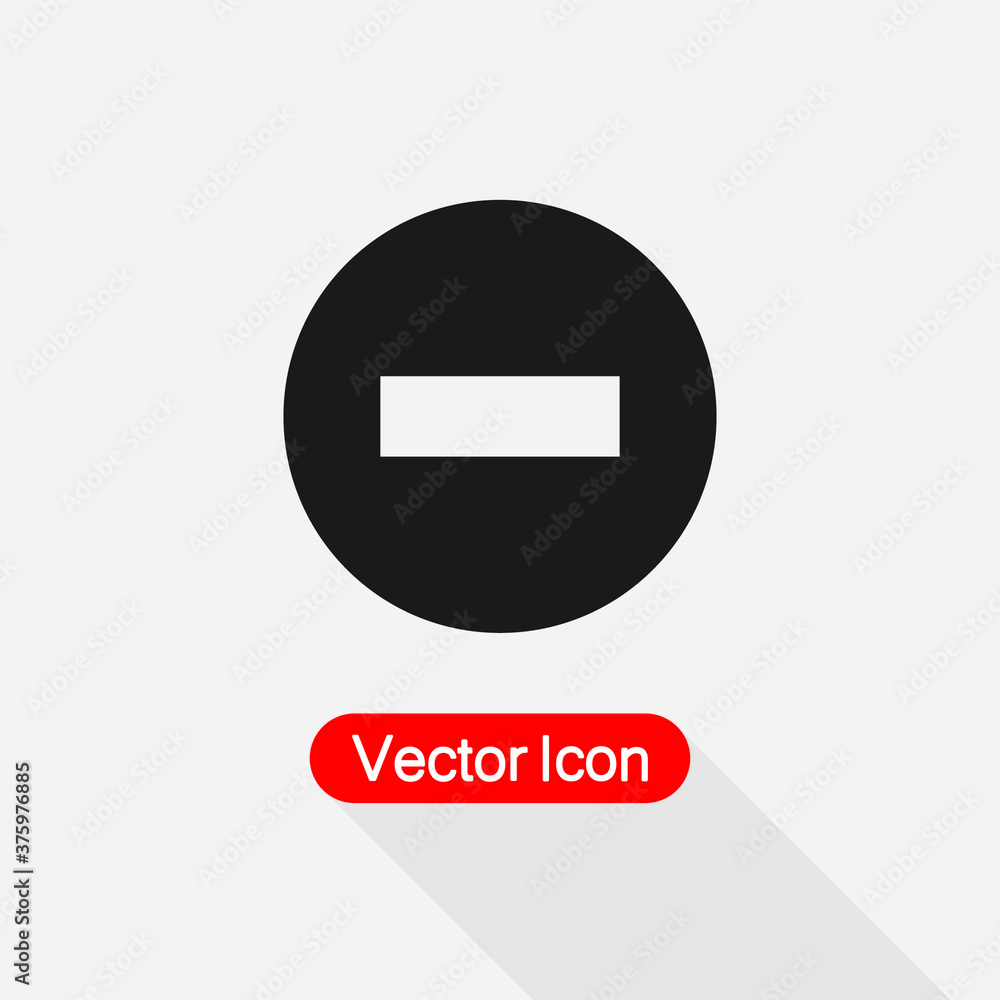 Minus Icon Vector Illustration Eps10 Minus Icon Vector Illustration Eps10