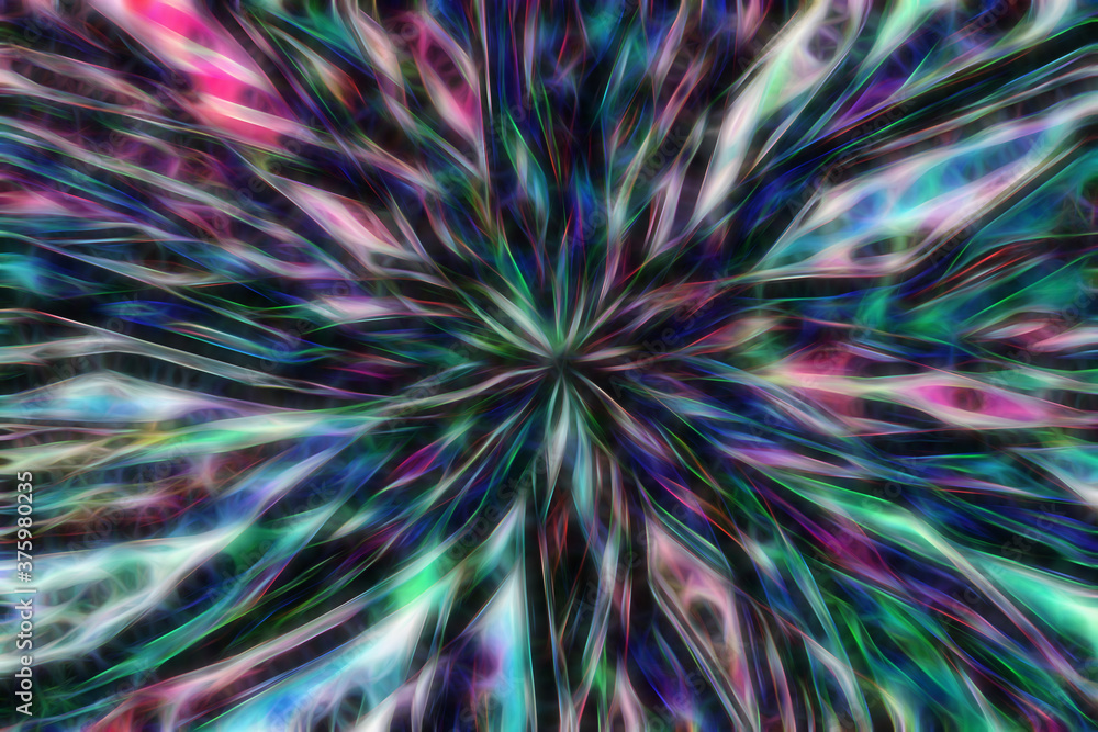 Abstract fractal neon texture fantastic background Abstract fractal neon texture fantastic background