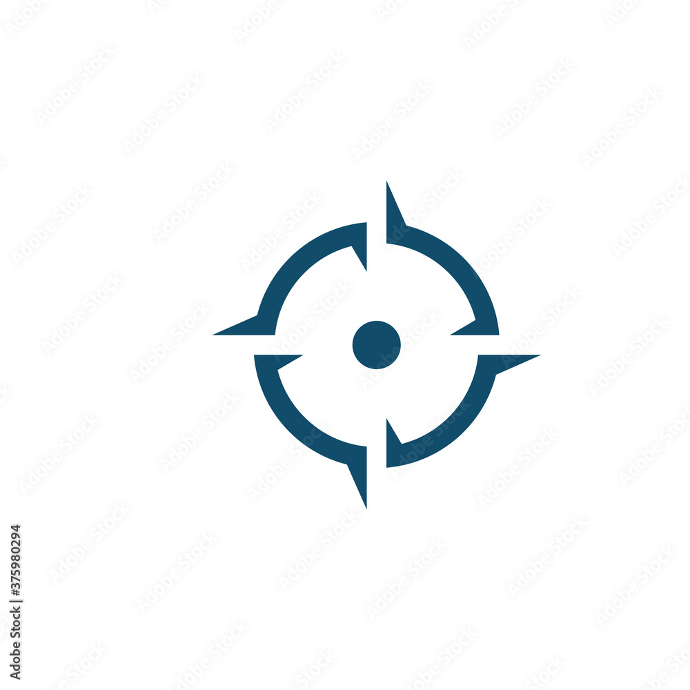 Target icon vector illustration design template Target icon vector illustration design template