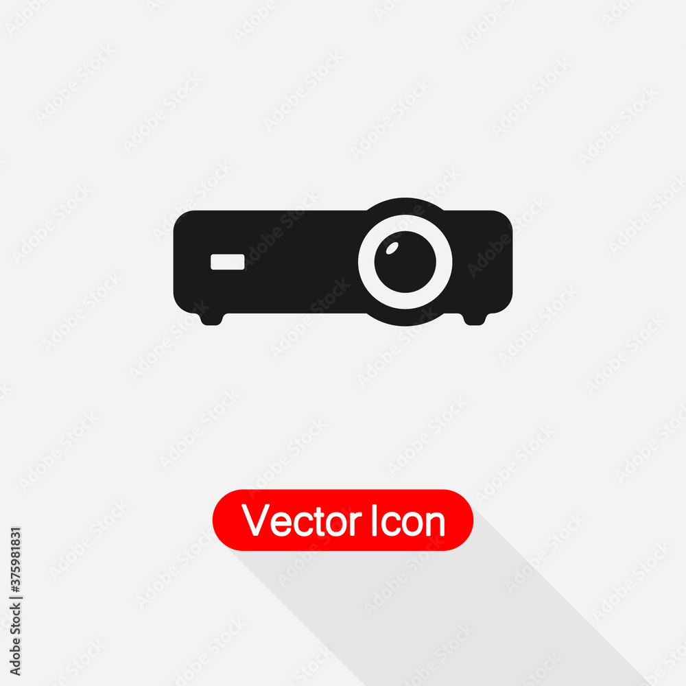 Projector Icon Vector Illustration Eps10