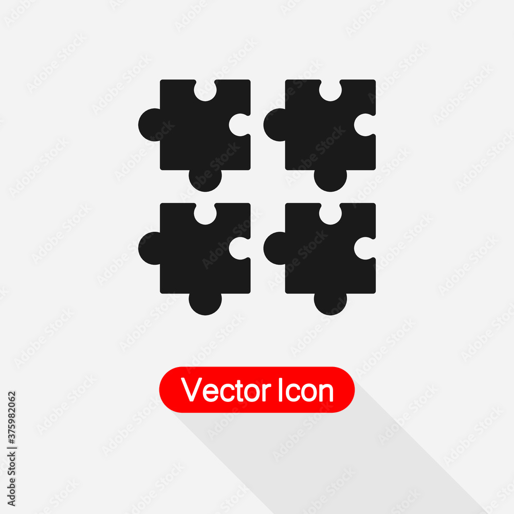 Puzzle Icon Vector Illustration Eps10 Puzzle Icon Vector Illustration Eps10