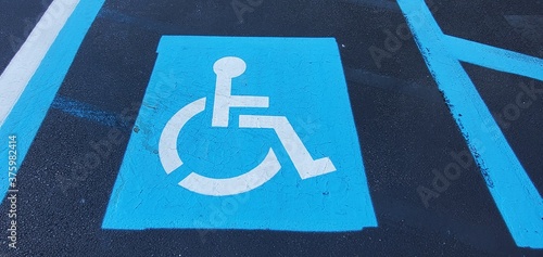 handicap parking sign