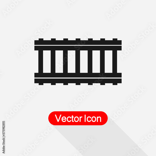 Railway Icon Vector Illustration Eps10