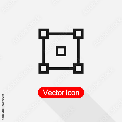 Selected Area Icon Vector Illustration Eps10