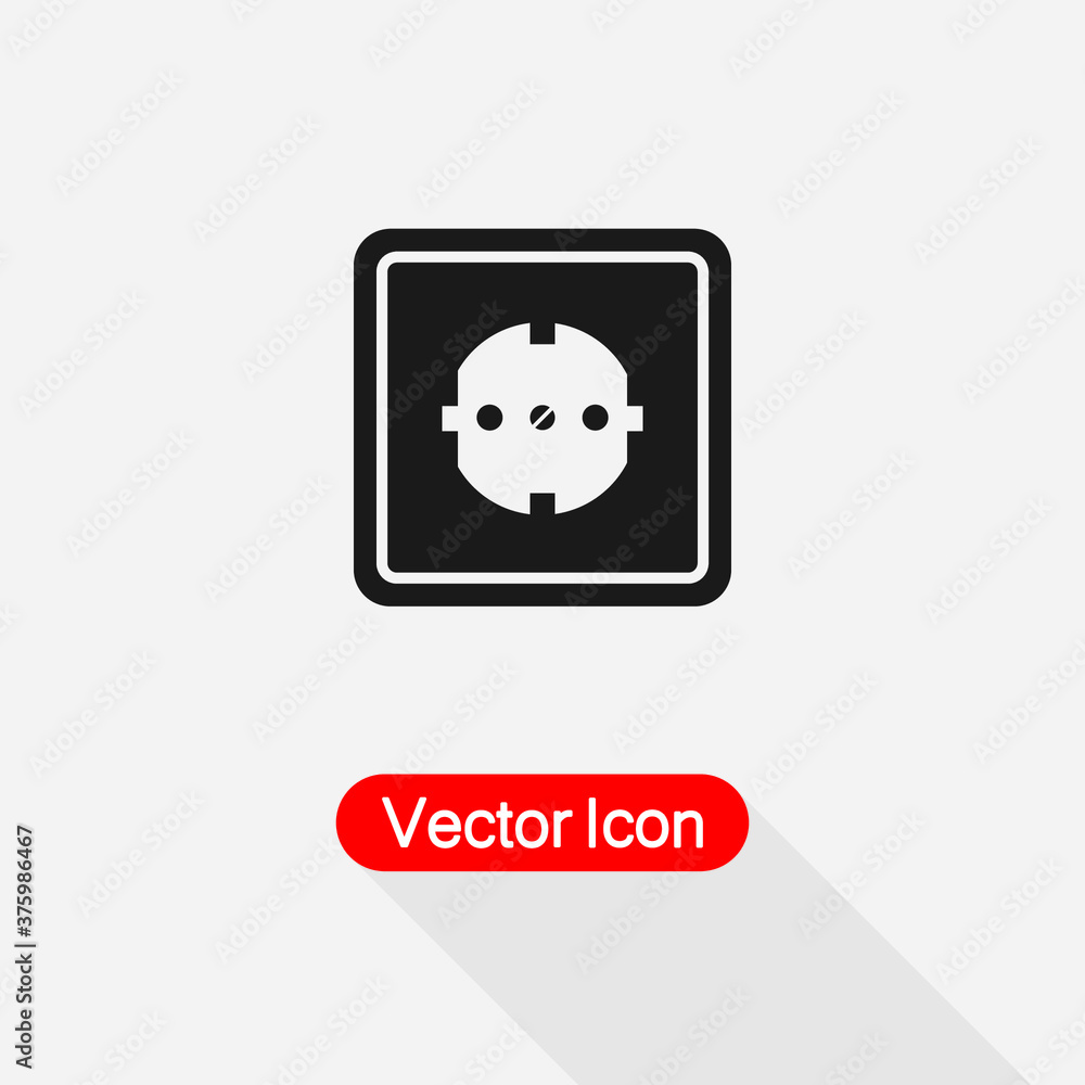 Socket Icon Vector Illustration Eps10 Socket Icon Vector Illustration Eps10