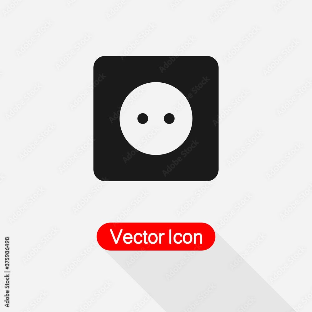 Socket Icon Vector Illustration Eps10 Socket Icon Vector Illustration Eps10
