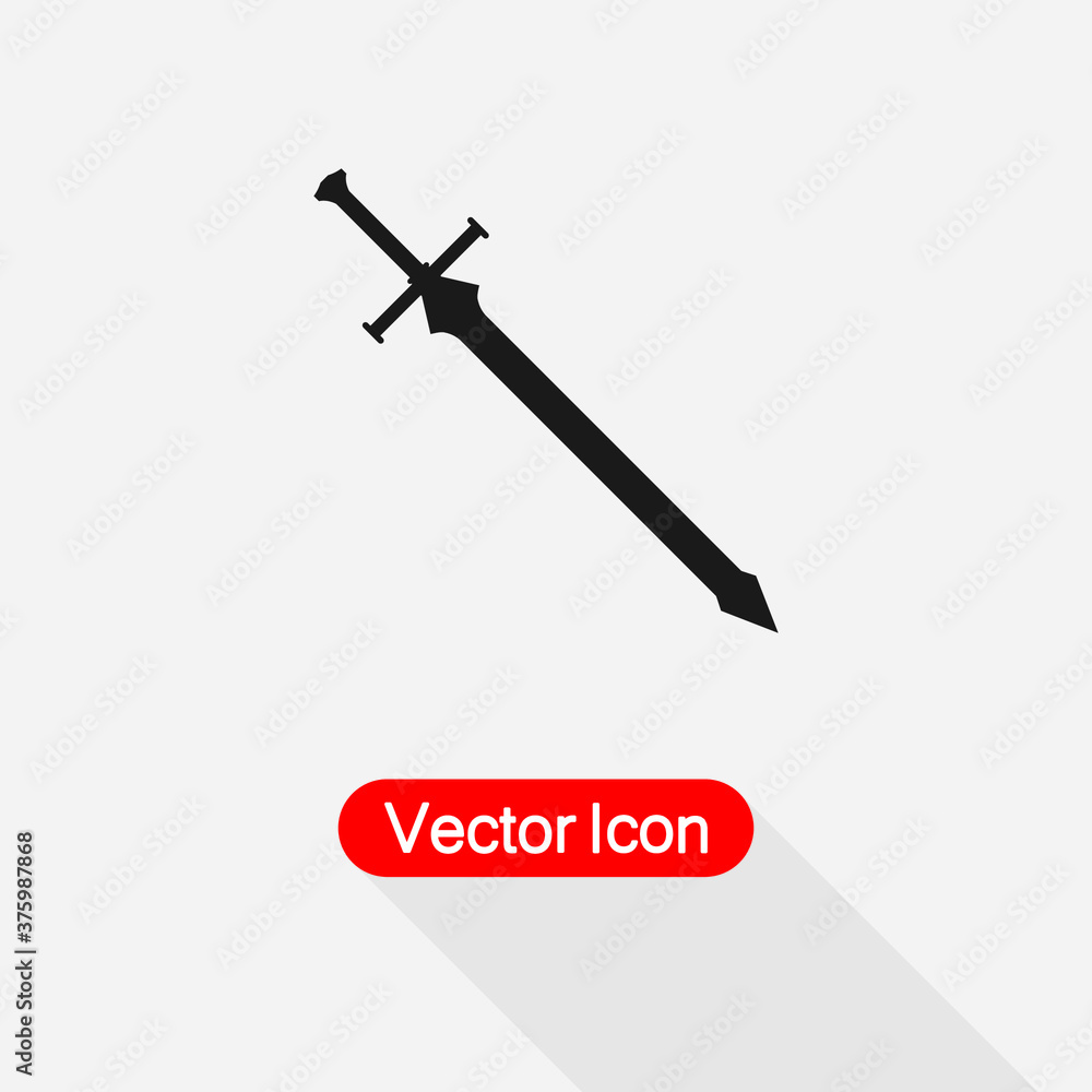 Sword Icon Vector Illustration Eps10 Sword Icon Vector Illustration Eps10