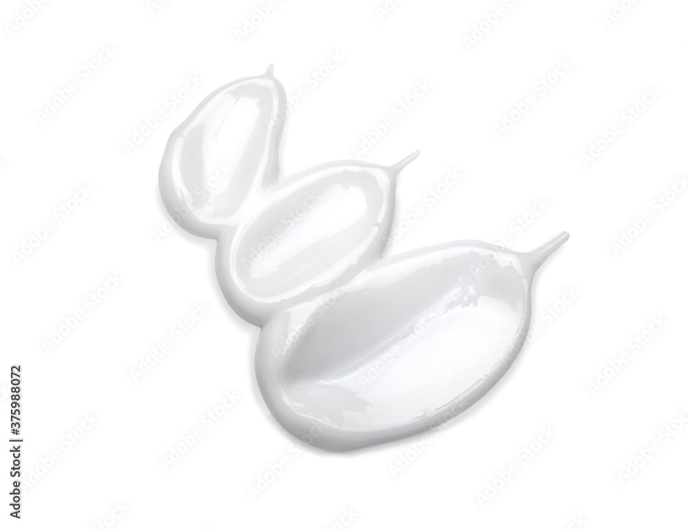 Cosmetic cream isolated on white Cosmetic cream isolated on white