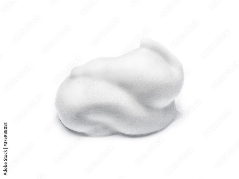 Shaving cream isolated on white Shaving cream isolated on white