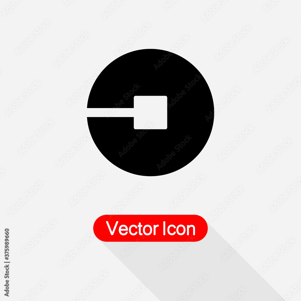 Uber Icon Vector Illustration Eps10 Uber Icon Vector Illustration Eps10