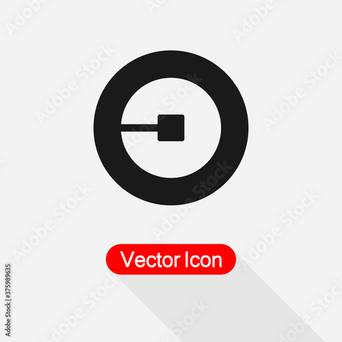 Uber Icon Vector Illustration Eps10