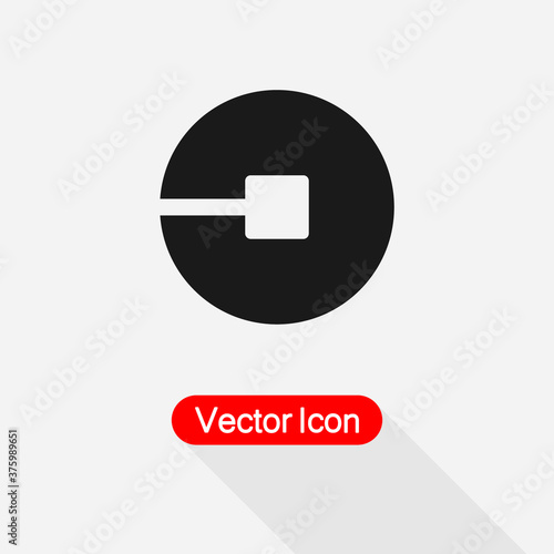 Uber Icon Vector Illustration Eps10