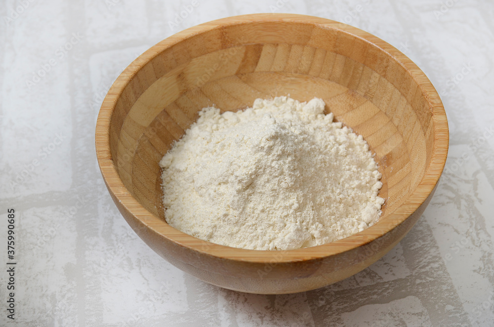flour in a bowl flour in a bowl
