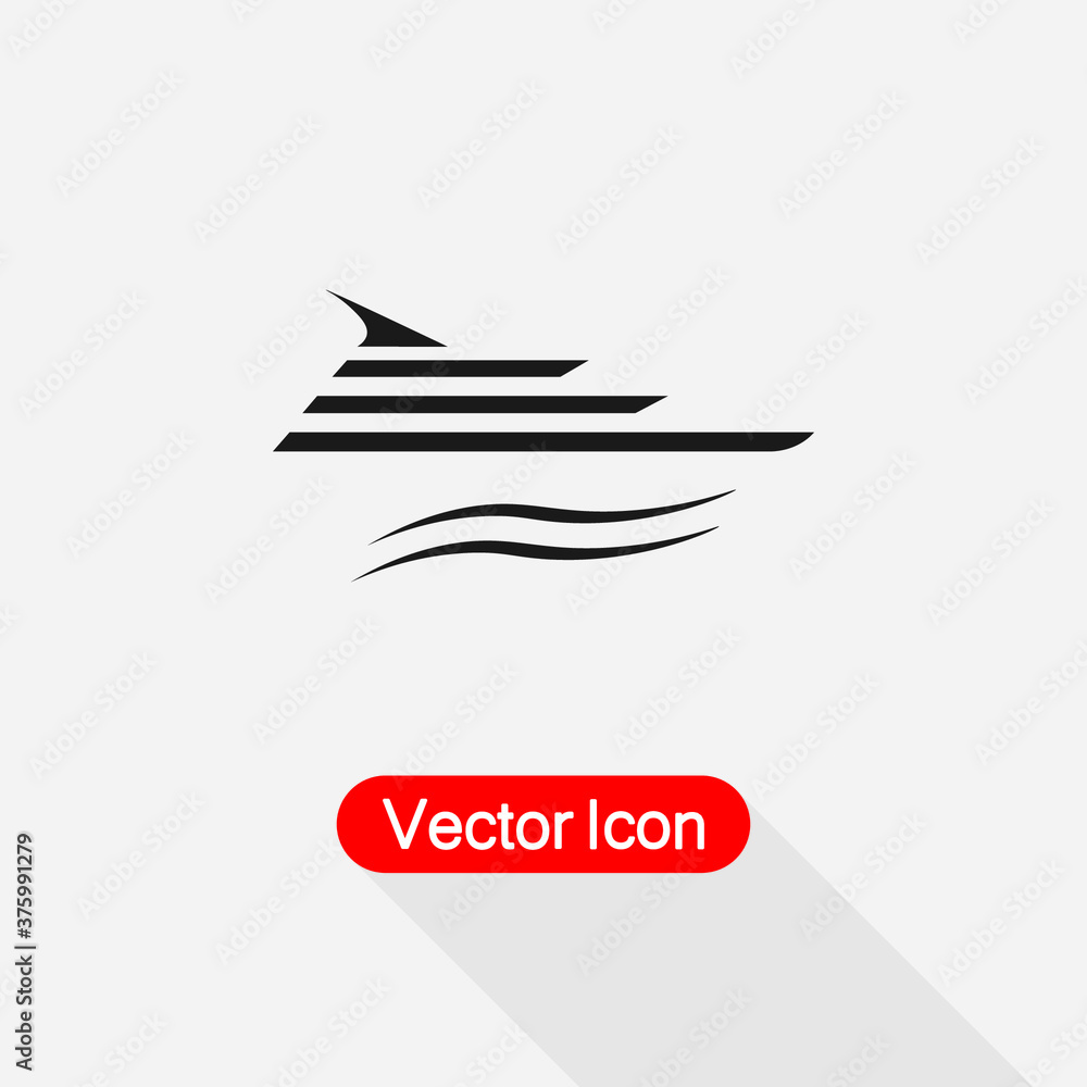 Yacht logo Icon Vector Illustration Eps10