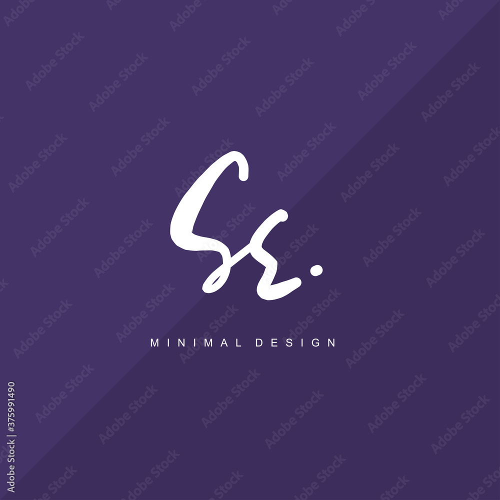 SE Initial handwriting or handwritten logo for identity. Logo with signature and hand drawn style. SE Initial handwriting or handwritten logo for identity. Logo with signature and hand drawn style.