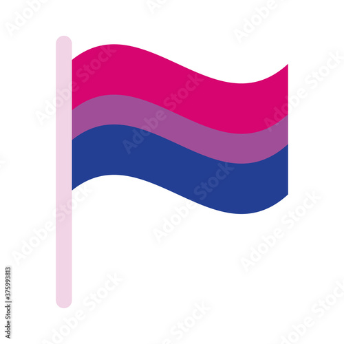 bisexual pride flag of sexual orientation multy style icon